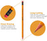Bostitch Office Premium #2 Pencils, American Cedar Wood, Pre-Sharpened, HB Graphite, 24-Pack (BACP12Y-2PK)...
