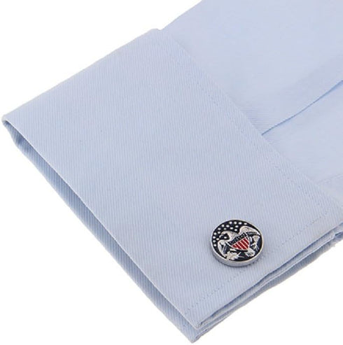 Seal America American Eagle USA President POTUS Pair of Cufflinks in a Presentation Gift Box & Polishing Cloth...