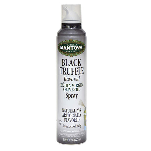Mantova Extra Virgin Olive Oil Spray Truffle Flavored 8 oz. Spray Bottle - Manage Oil Amount - Great For Salads & Cooking...