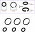 (6+6 Sets) 1/2” Impact Retaining Ring Friction Ring & 3/8” Impact Retaining Ring Friction Ring Anvil Clip with O-Ring for Milwaukee Electric Pneum...