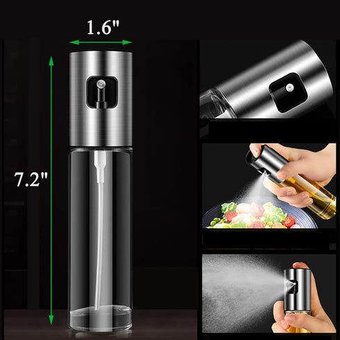 Olive Oil Sprayer for Cooking Oil Spritzer Mister for Air Fryer Canola Vinegar Vegetable Oil Portable Mini Bottle Kitchen Gadgets for BBQ/Pan/Sala...