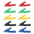 Folders Safety Test Clips 10pcs /Set P2002 20A 5 Colors 4mm Banana Jack Safety Test Clip for Multimeter 380V...
