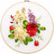 Gogobear Silk Ribbon Embroidery Spring Flower Blooming Kit DIY Wall Decor Stamp Silk Ribbon Embroidery Kit with Instruction...