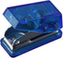 Blue Mini Office Supply Set Mini Portable Case,Include Mini Stapler,Tape Dispenser,Hole Puncher,Staples, for Office, Home, Gifts...