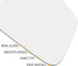 X AUTOHAUX Mirror Glass Heated with Backing Plate Passenger Side Right Side Rear View Mirror Glass for VW R32 Rabbit...
