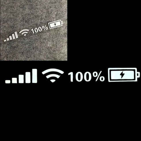 Signal WiFi Full Battery Sign Funny Sticker for Car, Car Window Stickers Unique Vehicle Decals Styling Decorative Auto Rear Window Decal Electric ...