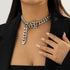 FUTIMELY Cuban Link Chain Choker Necklace for Women Men Trendy Chunky Punk Belt Buckle Shaped Pendant Necklace Vintage Statement Thick Chain Neckl...
