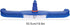 Pool Brush with Pressure Valves Pool Head Pool Brush Pool Wall and Bottom Brush 50.5 cm Blue...