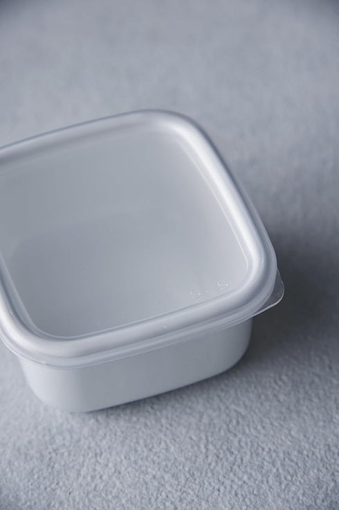 Noda Horo White Enamel Stockpot Food Container (S) Imported from Japan (One Pack)...