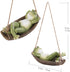 Arola Hammock Frog Decoration, Creative Garden Swing Hanging Frog, Tree Rope Hanging Crafts Animal Sculptures, Individual Decoration for Yard Gard...
