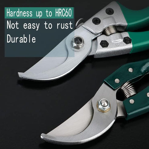 Tree Trimmers, Garden Scissors, Manual Trimmers, Branch, Hedge, Shrub and Bush Trimmers, Razor Sharp Bypass Cutters, Flowers, Household Plants, Bo...