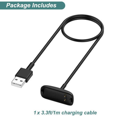 Kissmart Inspire 3 Charger, Replacement USB Charging Cable for Fitbit Inspire 3 (1ft/30cm)......