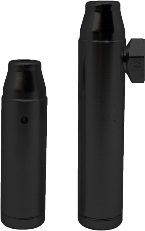 iSnuff Travel Storage Box Discreet Compact Spice Dispenser 2Pcs Bullet Style Set (L and XL)...
