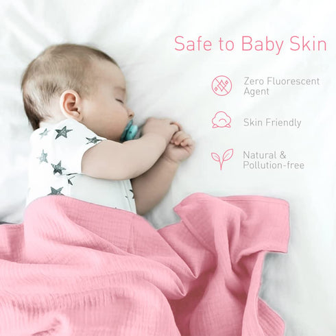 Newborn Baby Swaddle Blanket Unisex Swaddle Wrap Soft Silky Muslin Swaddle Blankets Neutral Receiving Blanket for Newborn Boys and Girls Large 47 ...