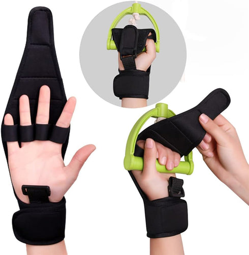 Fingers Support Training Brace, Stroke Rehab Arthritis Gloves, Thumb Wrist Injury Recovery Splint, Finger Separator Hand Orthotics Carpal Tunnel, ...
