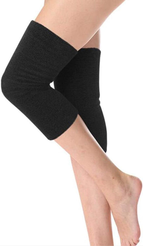 1 Pair Women Men Elastic Knee Brace Leg Knee Warmers Sleeve Winter Thermal Soft Knee Pad Support for Joint Pain Arthritis Pain Relief...