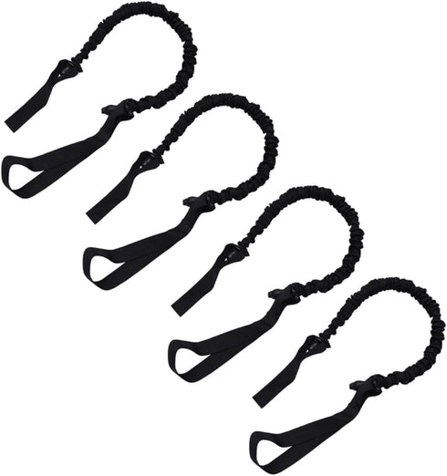 4Pcs Abdominal Wheel Elastic String fitness exercise bands Ab Roller Ropes resistance rope exercise resistance bands Ab Wheel Roller Straps Cloth ...