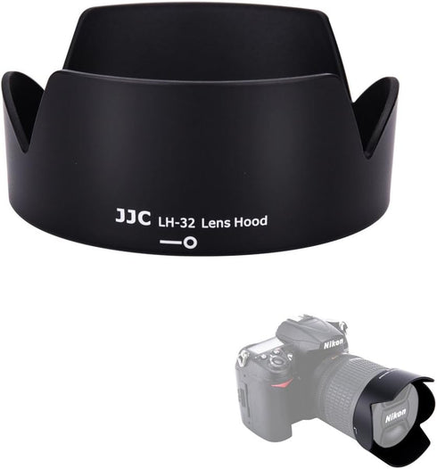 JJC Reversible Dedicated Lens Hood Shade for Nik AF-S DX 18-140mm f/3.5-5.6G ED VR, AF-S DX 18-105mm f/3.5-5.6G ED VR, AF-S DX 18-135mm f/3.5-5.6G...