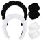 Spa Headband for Women Sponge Soft Headband for Washing Face Hairband for Women Girls Shower Makeup Skincare Non Slip Thick Hair Accessory for Fac...