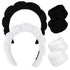 Spa Headband for Women Sponge Soft Headband for Washing Face Hairband for Women Girls Shower Makeup Skincare Non Slip Thick Hair Accessory for Fac...