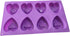 Hearts silicone mold for baking cupcake, brownie heart molds, heart shape silicone mold for baking, heart shaped muffin baking pans, 12, Purple...
