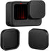Silicone Case for GoPro Hero 12 11 10 9 Black Tempered Glass Screen Protector Protective Film Lens Cap Cover for Go Pro 12 case (Black)...