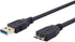 Monoprice Select Series USB 3.0 A to Micro B Cable, 3' (113753)...