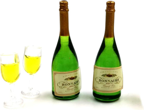 Doll House Furnitures Champagne Glasses Set Miniature Dollhouse Toy Kitchen Wine Cabinet Decoration Accessories 1 12 Scale...