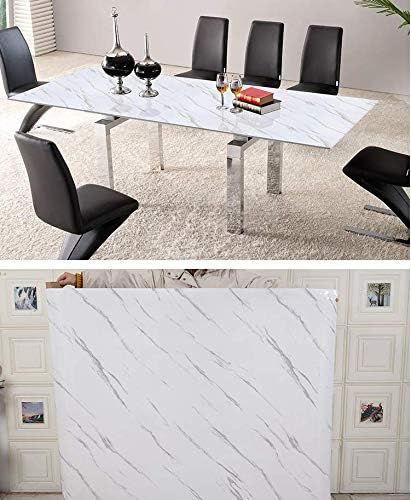 Marble Contact Paper 24'' X 79'' Granite Self-Adhesive Roll Thick Waterproof PVC Practical for Countertop Cabinet Furniture...