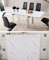 Marble Contact Paper 24'' X 79'' Granite Self-Adhesive Roll Thick Waterproof PVC Practical for Countertop Cabinet Furniture...