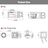 2 Pin Waterproof Connectors, Waterproof Electrical Connectors, M20 Power Connectors, Aviation Cable Connectors for Automotive, Marine, Lights, and...