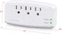 CyberPower CSB300W Essential Surge Protector, 900J/125V, 3 Outlets, Wall Tap...