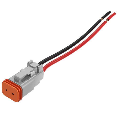4WDKING 2 Pin DT DTP Female Wiring Harness, IP68 Waterproof, 16 AWG Automotive Electrical Connector for LED Light Bar Work Light Replacement...