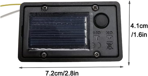 CALIDAKA Solar Lantern Light Replacement Top, 2 Pack Top Replacement for Outdoor Hanging Lanterns, Solar Light Replacement Top of Solar Lantern LE...