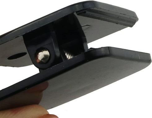 10pcs Binder Clips 30x30mm Black/White Square Mini Clips for Home Food Packaging, Fixing Loose Leaf Paper...
