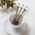 Yalulu 5Pcs Retro Crystal Alloy Stereoscopic Coffee Spoon Tea Spoon Dessert Spoon Ice Cream Spoons...