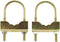 Skywalker Dual U-Bolt Nest Assembly Clamp Kit for Antenna Masts with 2 U-Bolts...