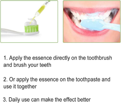 20Pcs Tlopa Ampoule Tooth Serum, Ampoule Essence Toothpaste, Teeth Toothpaste Serum, Solve All Oral Problems....