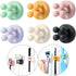 Silicone Toothbrush Holders - 6 Pcs Razor Hooks Adhesive Wall Mounted for Hanging Towel Key Plug Cable, Utility Decoration Hook Stick to Dorm Room...
