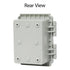 LeMotech Electrical Box, IP67 Waterproof Hinged Cover Stainless Steel Latch Junction box, ABS Plastic Electrical Enclosure with Mounting Plate,Wal...