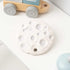 Moon Biscuit Natural Rubber baby toy for teething, bath time and sensory play...