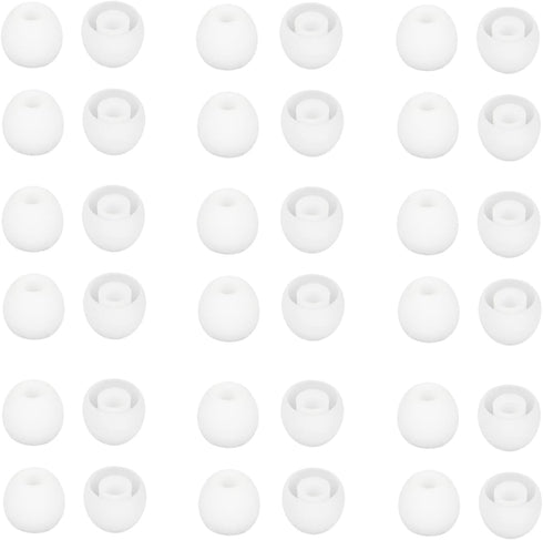36 Pieces Small Earbud Tips Soft and Comfortable Silicone Earbud Tips Ear Bud Replacement Pieces Silicone Fit Most in-Ear Headphones?Inner Hole 3....