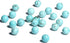 Yochus 8mm Blue turquoises Round Loose Beads Natural Stone Beads for Jewelry Making...