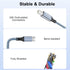 USB B to USB C printer cable 1m ?3.3 FT ? with USB A to USB C female adapter,USB C to USB-B compatible with MacBook Pro/Air, Yamaha piano keyboard...
