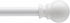 Kenney KN55250 Davenport Ball End Petite Café Decorative Window Curtain Rod, 28-48" Adjustable Length, White Finish, 1/2" Diameter Steel Tube...