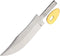 SZCO Supplies Tiger Skinner Blade Blank Knife, brass,6.5 inch...