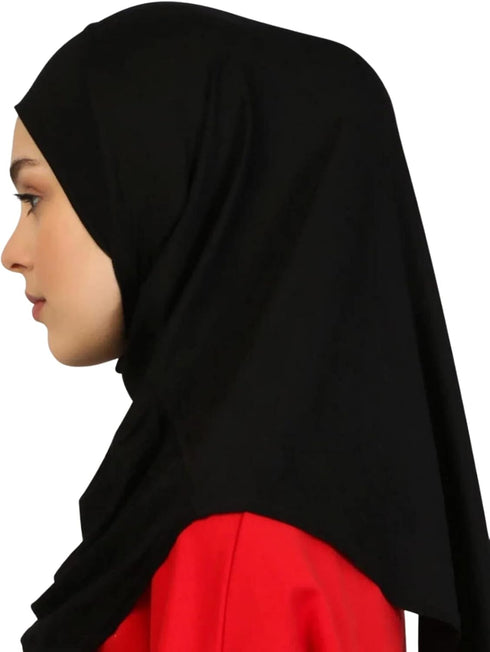 Prien Plain Ready To Wear Hijab for Women, Muslim Instant Turbans, Soft Jersey Scarf, Islamic Clothes, Long Hijabs, Abaya...