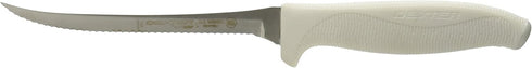 Dexter-Russell SYNCHKG011671 Scalloped Utility Slicer 5.5" White...