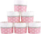Webake Large Paper Baking Cups, 6oz Cupcake Muffin Cases Jumbo Cupcake Liners, Set of 25 Pink Cupcake Liners for Valentine's Day, Wedding...