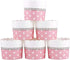 Webake Large Paper Baking Cups, 6oz Cupcake Muffin Cases Jumbo Cupcake Liners, Set of 25 Pink Cupcake Liners for Valentine's Day, Wedding...